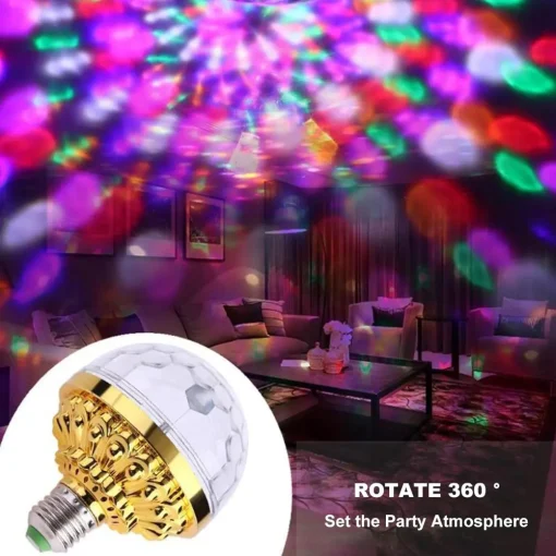 Colorful Rotating Magic Ball Light - LED Disco Ball Light for Home and Dance Parties2