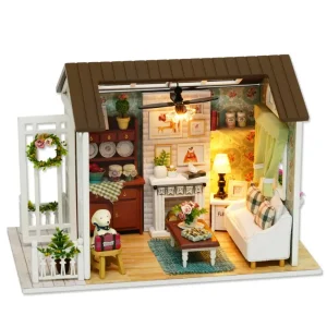 Dollhouse The Castle - Wooden Doll Housesb