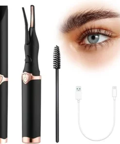 Electric Eyelash Curler Heated, 3 Temperature Mode, Quick Heating, Usb Rechargeable7