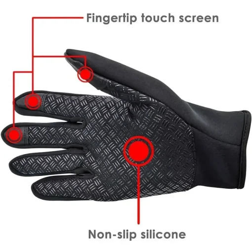 Heated Gloves Electric Warming Cycling Bike Ski Gloves For Men And Women Non-Slip Grip for Enhanced Control