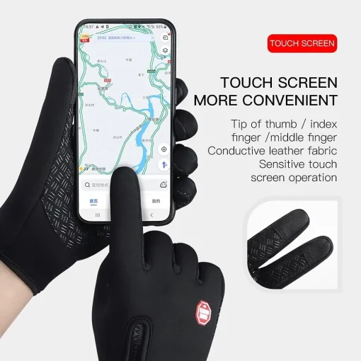 Heated Gloves Electric Warming Cycling Bike Ski Gloves For Men And Women Seamless Touchscreen Experience