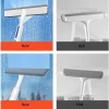 High Rise Window Cleaning Glass Cleaner Brush For Washing Window Squeegee Microfiber Extendable Window Scrubber Cleaning