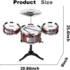 Kids Drum Set Musical Toy Drum Kit For Toddlers9