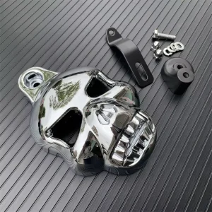 Motorcycle Skull Horn Cover10