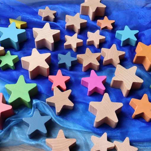 Natural Wooden Stars