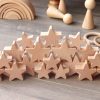 Natural Wooden Stars