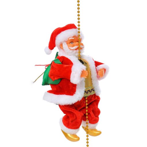 🎅Electric Santa Claus Climbing Ladder With Music