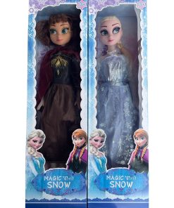 Magic World Snow 55Cm ,Elsa And Anna Fashion Doll Gifts For Kids