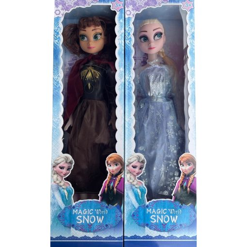 Magic World Snow 55Cm ,Elsa And Anna Fashion Doll Gifts For Kids