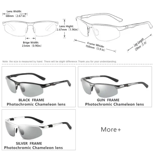 Photochromic Polarized Sunglasses - Night Driving Glasses2