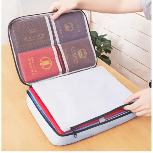 Portable Multi-Layer Certificate Storage Box for Documents and Passports4