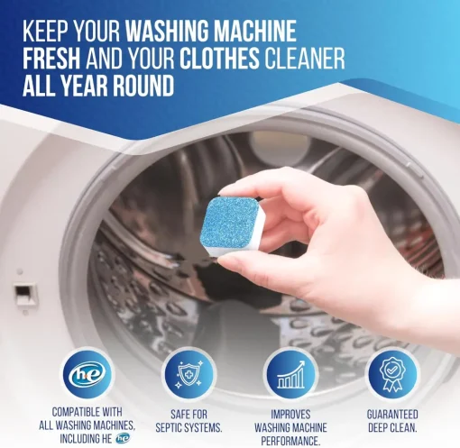 Premium Antibacterial Washing Machine Tub Cleaner Compatible with All Washers