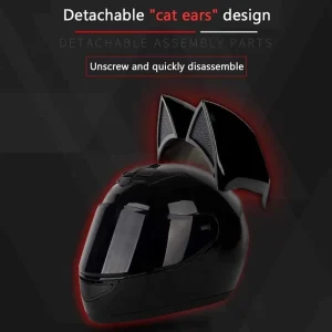 Removable Cat Ear Motorcycle Helmet 9