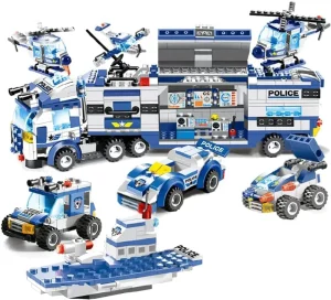 Robot Aircraft Car City Police Swat Building Block1