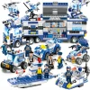 Robot Aircraft Car City Police Swat Building BlockA