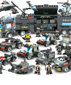 Robot Aircraft Car City Police Swat Building BlockB