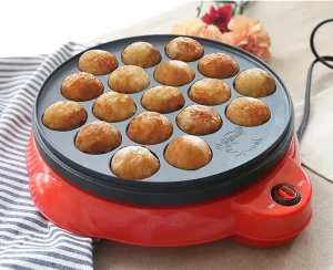 Safe and Stable Design with Automatic Temperature Control - Takoyaki Maker