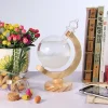 Storm Glass Weather Predicting Forecast Bottle Crystal Desktop Barometer With Wooden Base6