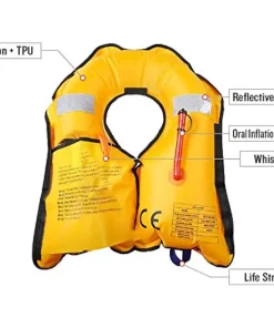 Swimming Life Vest Fishing Jacket 5 Sec Automatic Inflatable Survival9