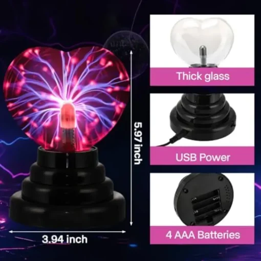 Tesla Coil Light Show Plasma Heart Ball4