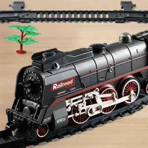 Train Set, Electric Spray Train Track, Steam Sound Train Model, Electric Train Set0