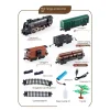 Train Set, Electric Spray Train Track, Steam Sound Train Model, Electric Train Set1