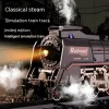 Train Set, Electric Spray Train Track, Steam Sound Train Model, Electric Train Set5