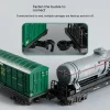 Train Set, Electric Spray Train Track, Steam Sound Train Model, Electric Train Set7