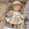 Waldorf Dolls, 30 Cm Waldorf Doll Plush Toy, Knitted Dollg