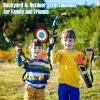 Kids Bow And Arrow Toy Set For Kids 4-6-8-12 Years Old, Archery Toy Set With Led Light - Includes 2 Bows, 20 Suction Cup Arrows, 2 Arrows And 1 Vertical Target