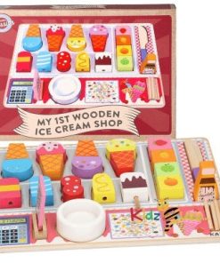 Wooden Ice Cream Shop Toy For Kids- Pretend Play Toy