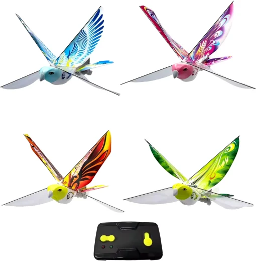 360° Flying RC Bird Toy - 2.4 GHz Remote Control E-Bird