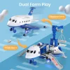 Extra Large Airplane Vehicle Play Sets Police, Construction Or Fireman Toys5