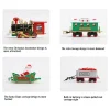 Foreign Trade Electric Christmas Train, Electric Sound And Light Can Hang Christmas Tree Christmas Rail Car, Christmas Gift Toys Peripheral Products Christmas Decor Gift For Christmas Thanksgiving1