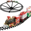 Foreign Trade Electric Christmas Train, Electric Sound And Light Can Hang Christmas Tree Christmas Rail Car, Christmas Gift Toys Peripheral Products Christmas Decor Gift For Christmas Thanksgiving6