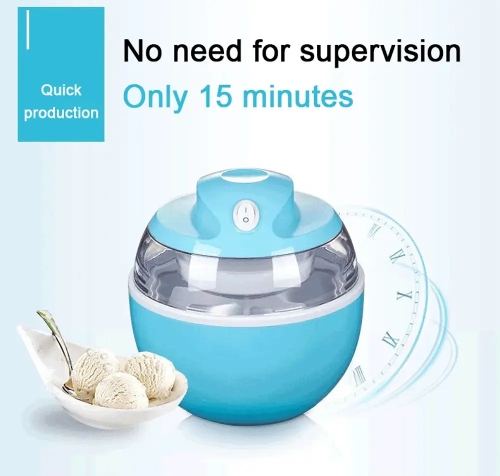 Home Ice Cream Maker - Originals 0.6L Ice Cream Maker-Dual-Directional Mixing Blade for Optimal Performance 1