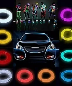 Led Stick Figure Kit - Light Up Stickman Costume For Adults In Assorted Glowing Colors, Christmas Dance Light Car Night Walk Vest7