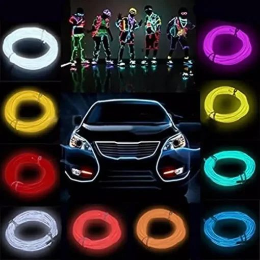 Led Stick Figure Kit - Light Up Stickman Costume For Adults In Assorted Glowing Colors, Christmas Dance Light Car Night Walk Vest7