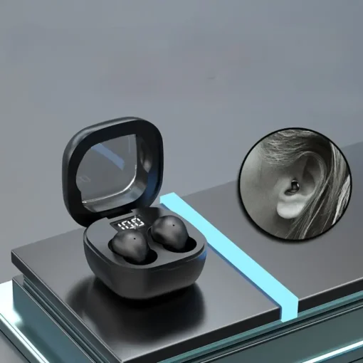 Mini Headphone Compact Hifi Earbuds, Invisible Design