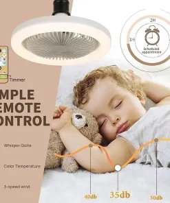 Smart Ceiling Fan With Led Light3