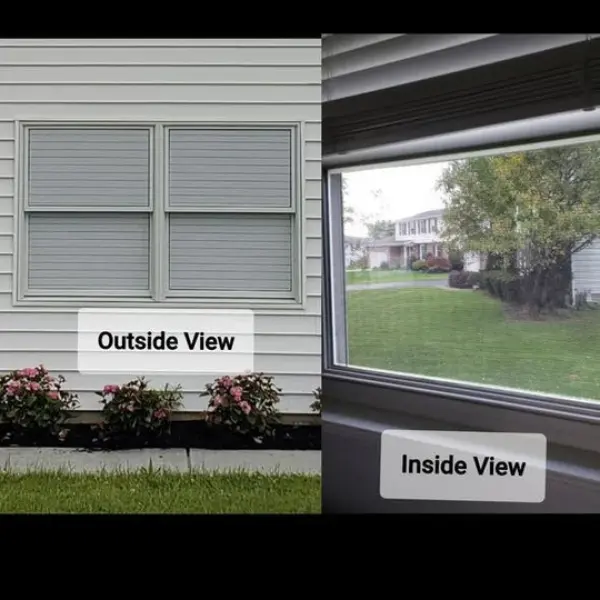 1 Way Vision Horizontal Blinds Applies To Exterior3