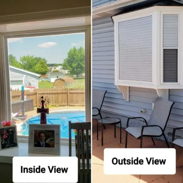 1 Way Vision Horizontal Blinds Applies To Exterior4