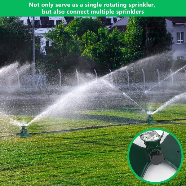 360 Degree Automatic Rotating Garden Lawn Water Sprinklers System1