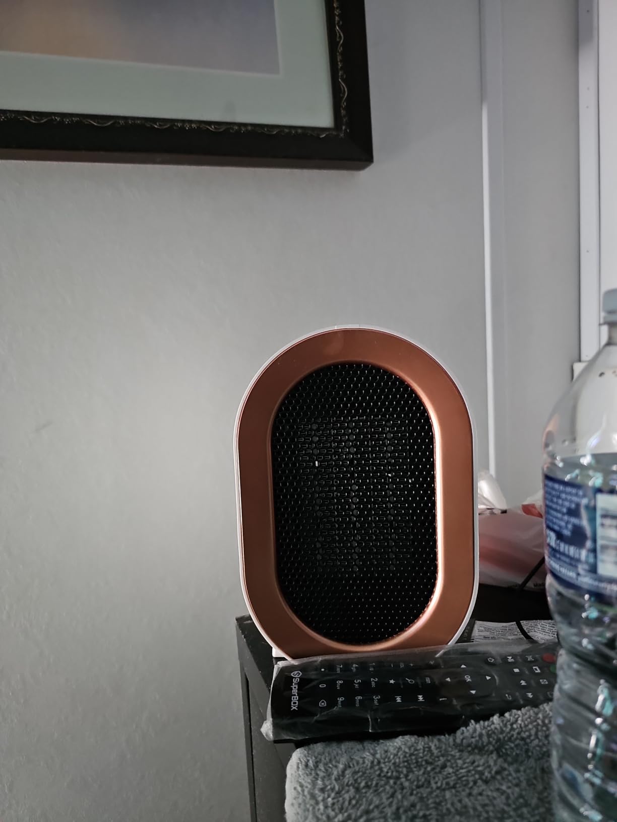 Portable Mini Desktop Electric Heater for Home & Office photo review