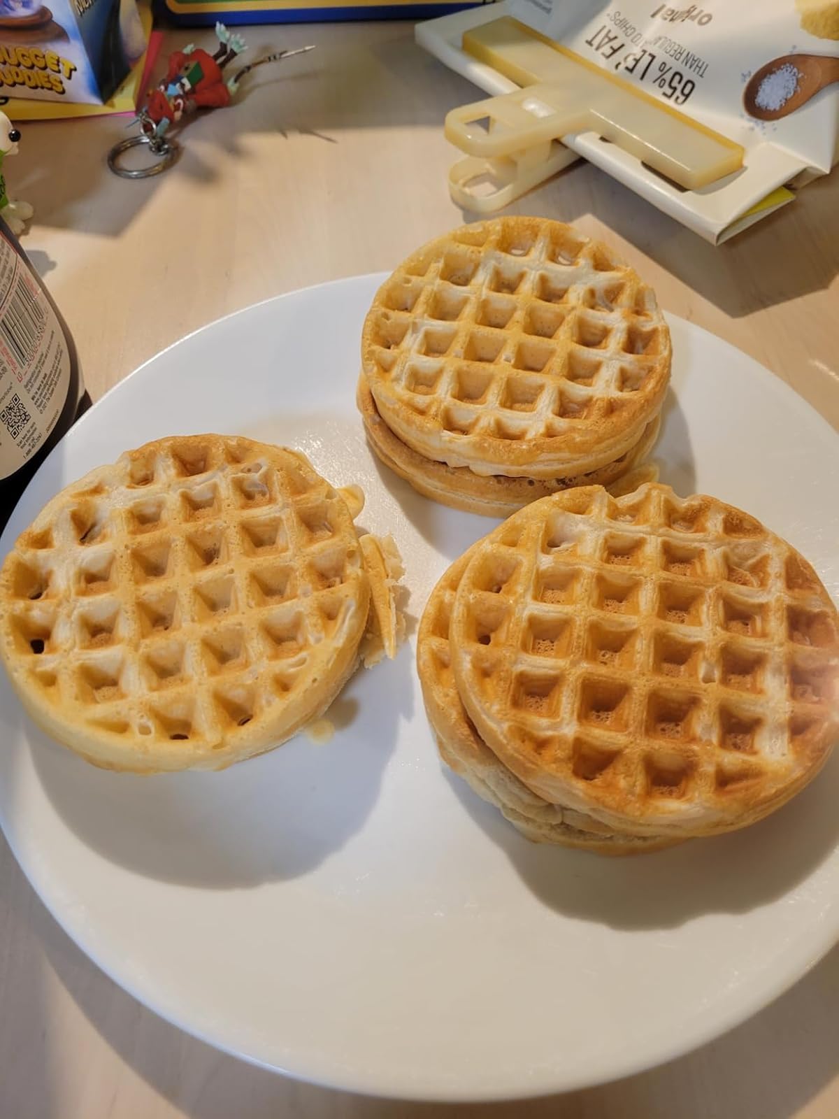 Double Plate Electric Waffle Maker Machine Mini Heart 220V photo review