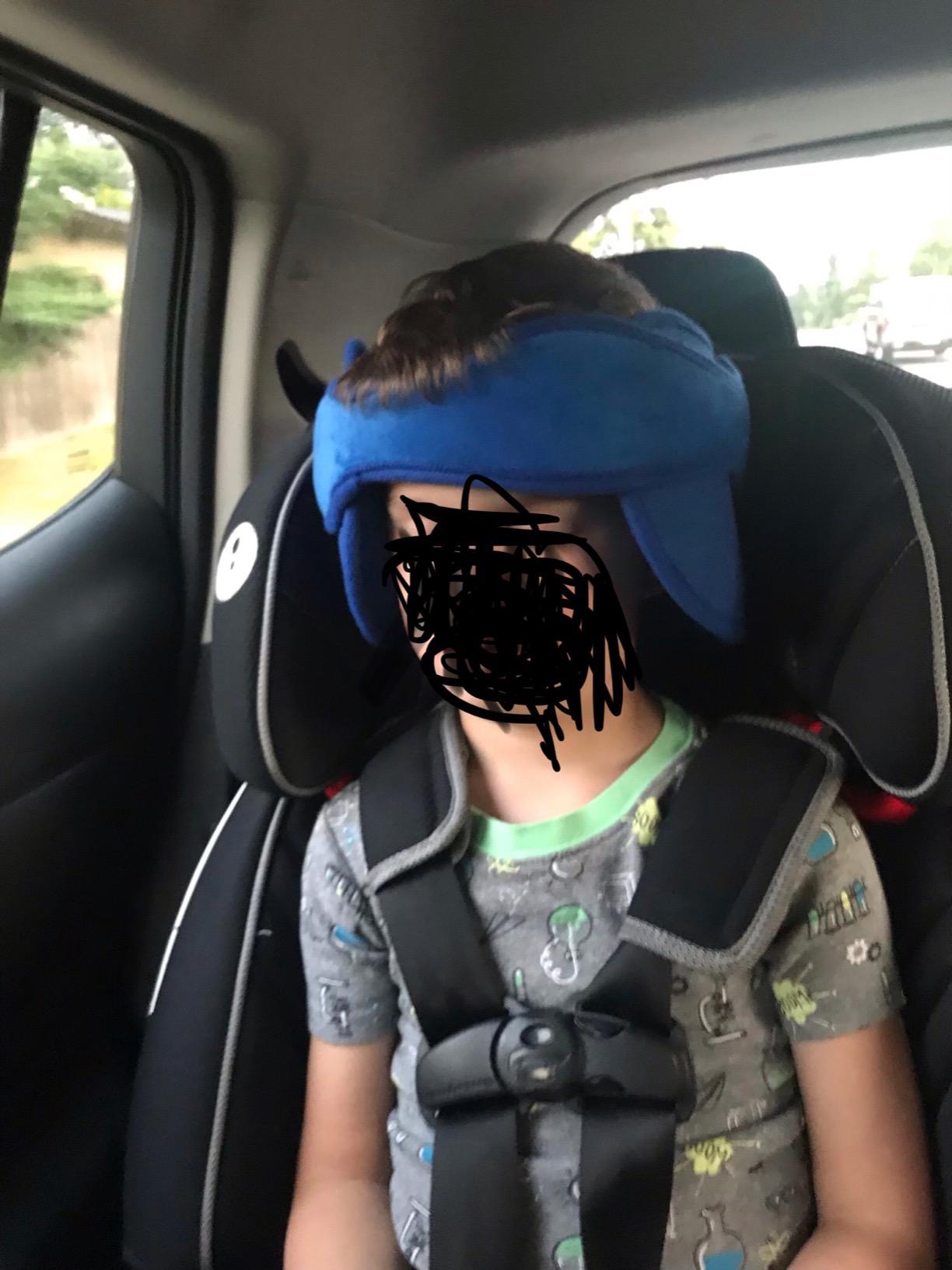 Adjustable Baby Car Seat Head Support & Safety Belt photo review