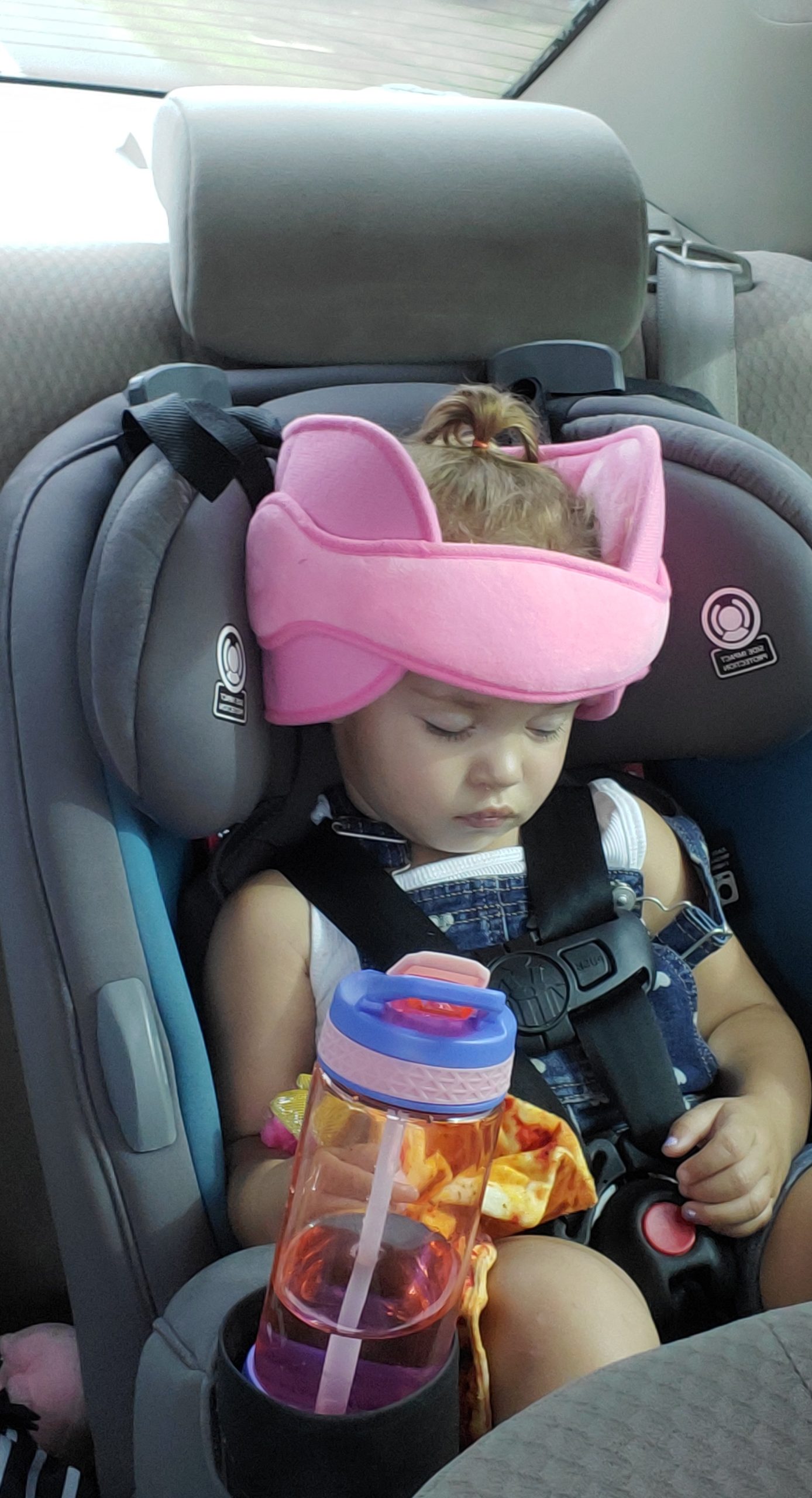 Adjustable Baby Car Seat Head Support & Safety Belt photo review