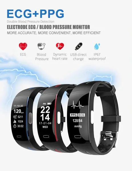 Blood Pressure Smart Watch And Heart Rate Monitor3