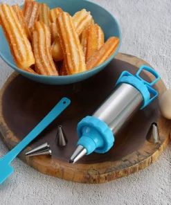 Churros-Maker-Machine-Stainless-Steel-Gun-Cookie-Decorating-Churro-Machine-Baking-Tools