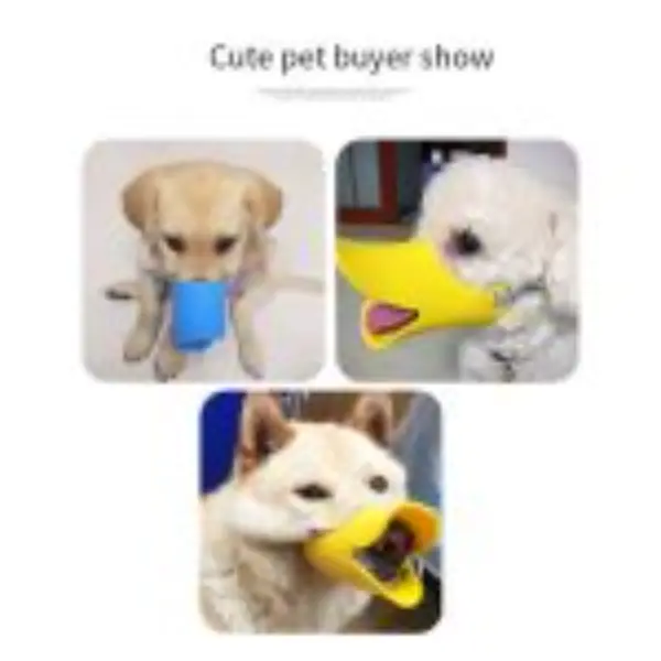 Dog Muzzle - Cutest Adjustable Duck Mouth For Your Dog1